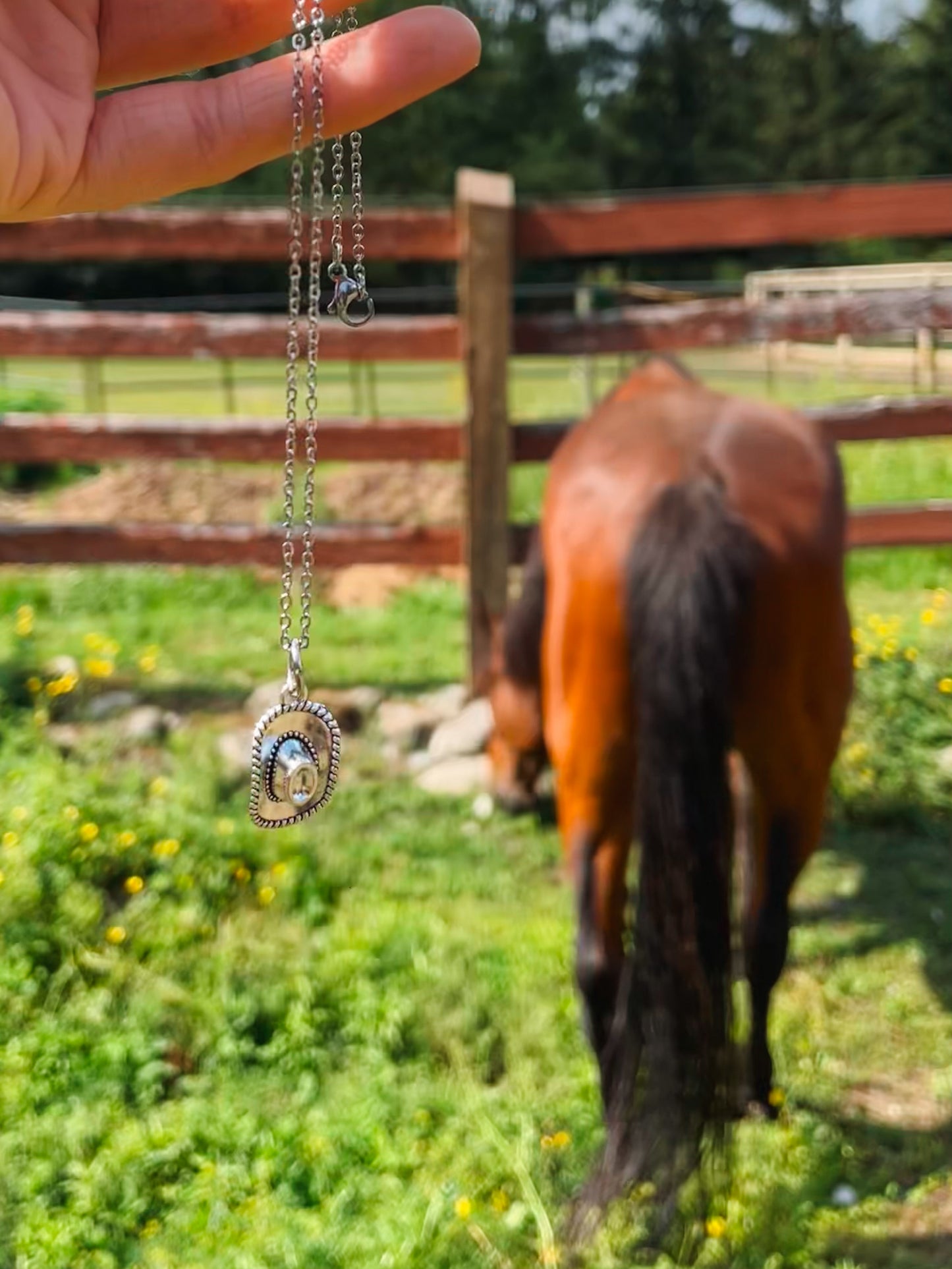 Cowboy Hat necklace