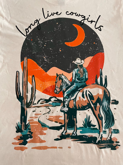 Long Live Cowgirls tee