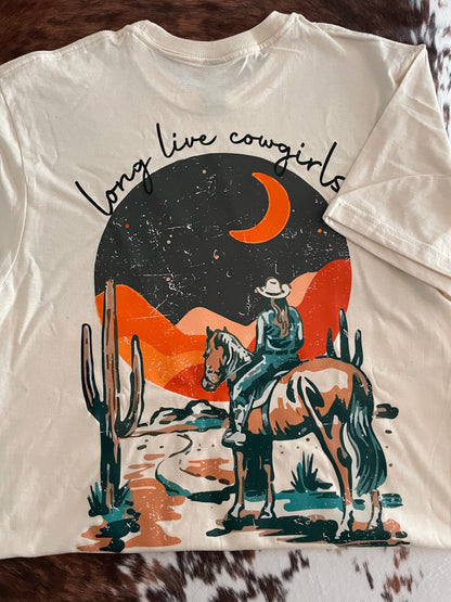 Long Live Cowgirls tee