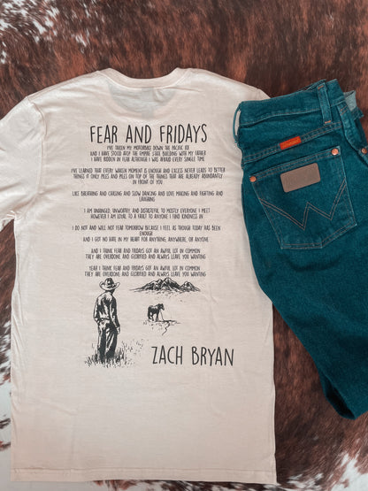 Fear and Fridays Poem tee